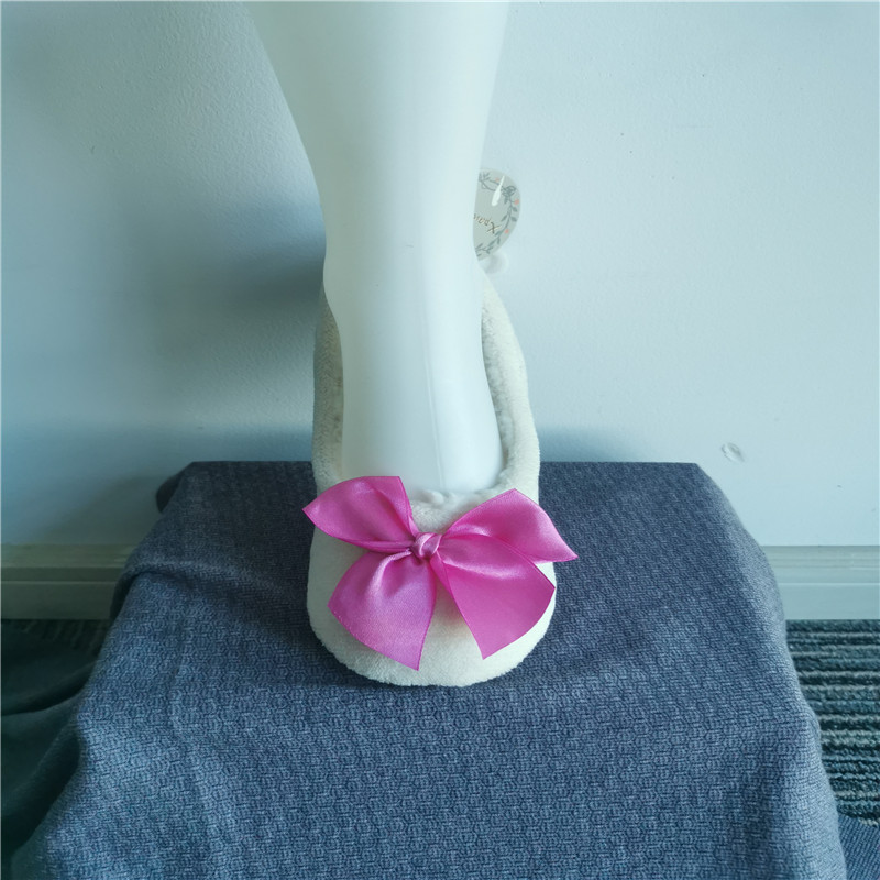 Bowknot Slippers Socks