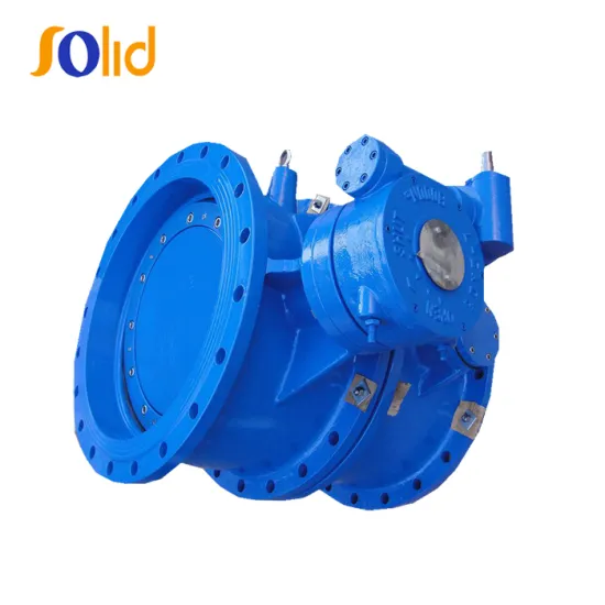 DI Double eccentric butterfly valve with price BS EN593