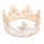 Full Round Butterfly Flower-shaped Pageant Crown For Queen