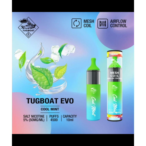 Tugboat EVO 4500 Puffs Disposable BOX Portugal