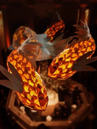 Unique Fish Design Chandelier Decor Pendant Lighting