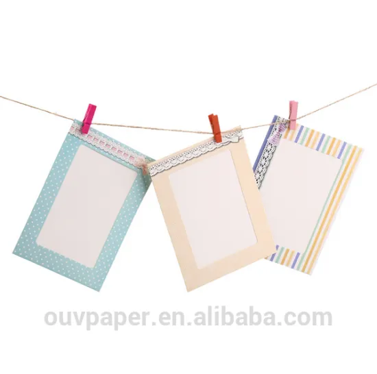 Arrivals Rectangle Paper Photo Frame Wall Picture DIY Hanging Rope Frame