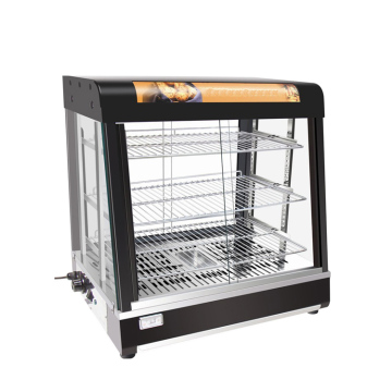 Good Quality Industrial Glass Cabinet Food Display warmer