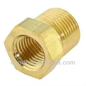 brass male female threaded hex bushing