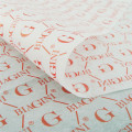 Embalagem de papel de papel de embrulho de tecido personalizado embalagem de roupas de presente