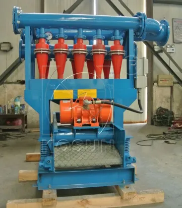 Oilfield drilling mud desilter