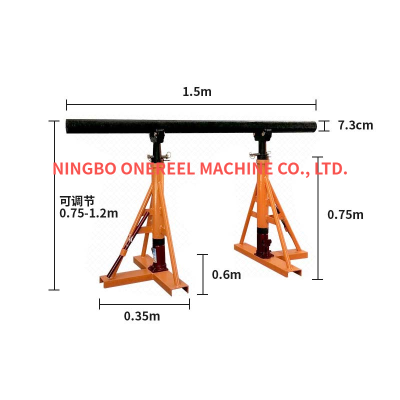 Heavy duty cable drum stand (2) Heavy duty cable drum stand (2)