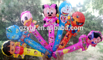 PE Plastic Type and Plastic Material Noise maker cheering thunder inflatable stick
