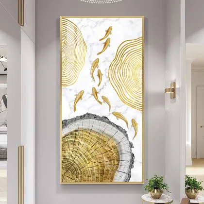 Crystal Porcelain Painting for Elegant Corridor Decor