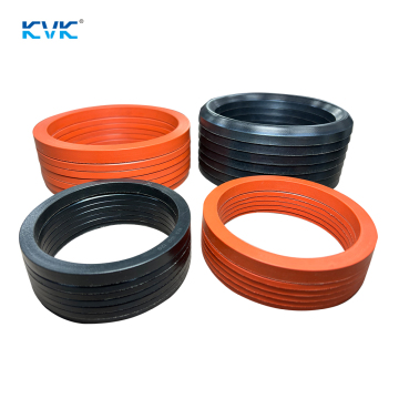 Multi-seal assembly for sealing piston rods
