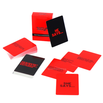 Custom Print Date Couple Conversation Question Cards