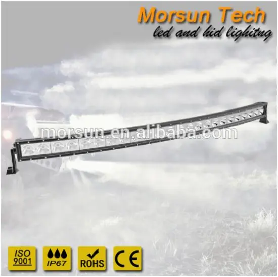 200W curved led light bar single row curved lightbar 4x4 200w curved led light bar