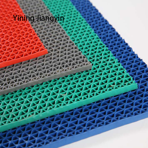 PVC Hexagon Mat para baño de la puerta
