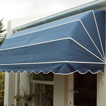 Retractable Window Awning/Sunshade Waterproof Canvas Awning