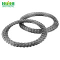 Cross Type Galvanized Stainless Steel Razor Barbed Wire