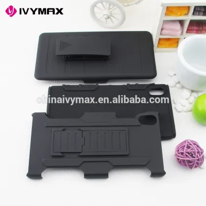 Shockproof silicon cases for sony z5 holster stents cellphone covers