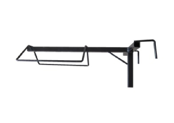 Single layer square tube saddle rack