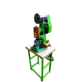 Semi-Automatic Zipper Box Inserting Machine