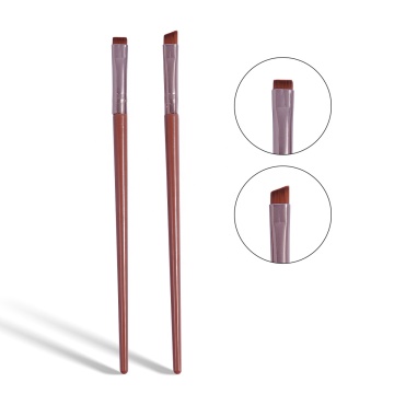 Ultra Fine Thin Flat Angled Eyeliner Brush for Precision Makeup