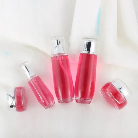 Best Selling 40Ml 100Ml Packaging Container Glass Cosmetic Bottle Set