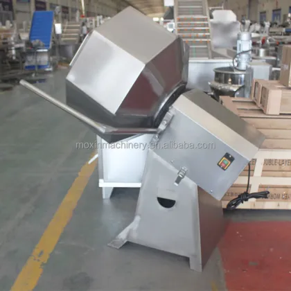 MOXIN Drum Snack Flavoring Machine for Potato Chips and Peanuts