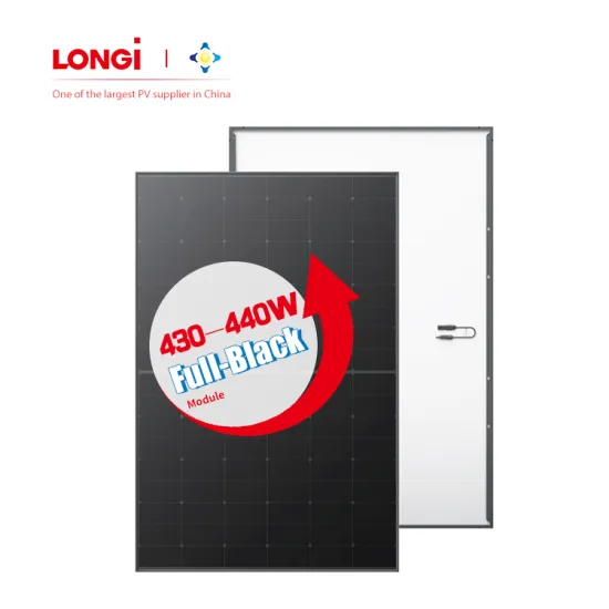 Longi HIMO6 Monocrystalline Solar Panels: 430W, 435W, and 440W Full-Black Photovoltaic Solutions