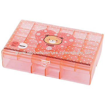 Accessories Case/Storage Box, Made of PS Material