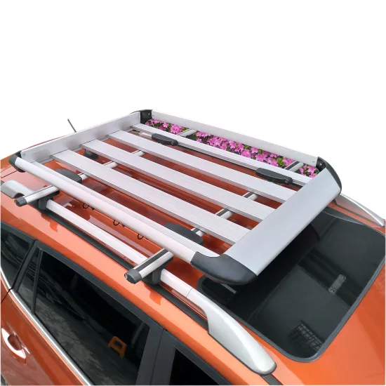 Aluminum Alloy SUV Roof Luggage Rack Basket for Travel