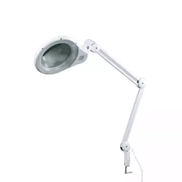 Custom Desktop Cold Light Magnifying Glass Table LED Magnifier Lamp for Beauty Salon