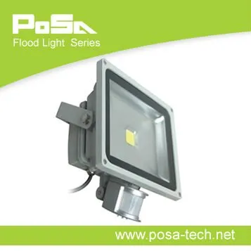 50 watt epistar IP44 outdoor spot light with sensor (PS-FL-LED004S)