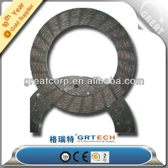 China maufacturer clutch facing with all sizes