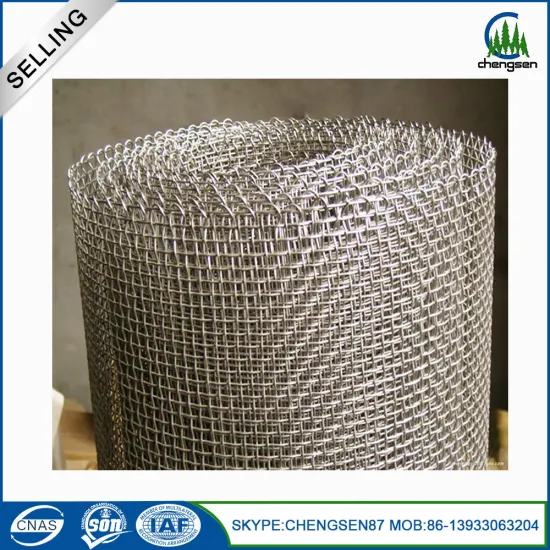 w85% Filter Rating Wrapped Edge Woven Mesh
