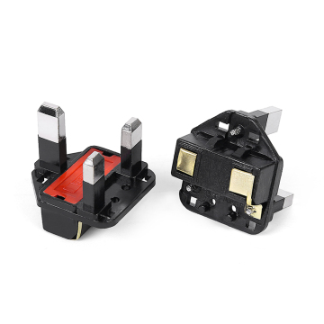 BS1363 UK Assembled 3 Square Pin 13A Plug Insert with Fuse