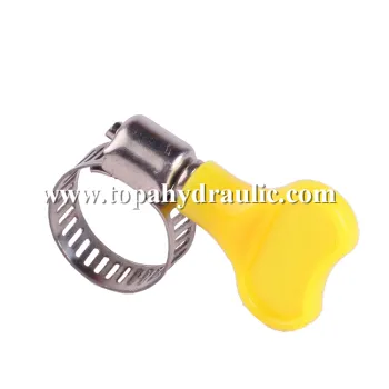 Stainless steel quick release silicone hose clamps