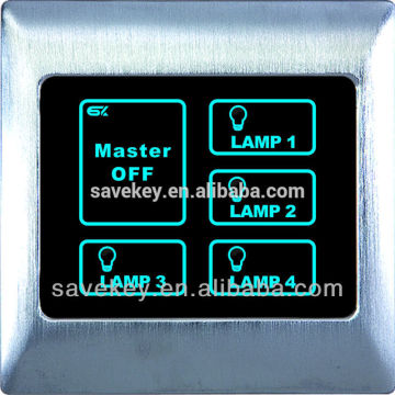 Modern good quality 1gang/2 gangs/3 gangs/4 gangs 100-240V 86*86*46MM key card hotel lock