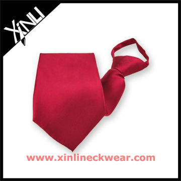 Boy's Easy Tied Red School Uniform Ties