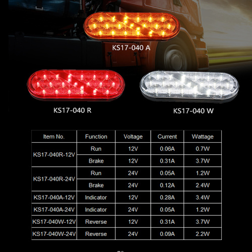 Lampu Side Trailer / Truk LED Tail Lamp Cocog