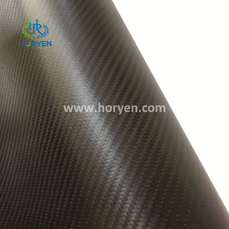 High performance 3k plain twill leather carbon cloth