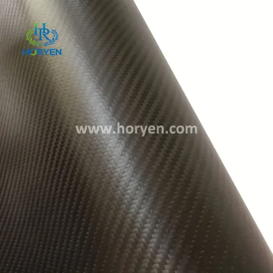 High performance 3k plain twill leather carbon cloth