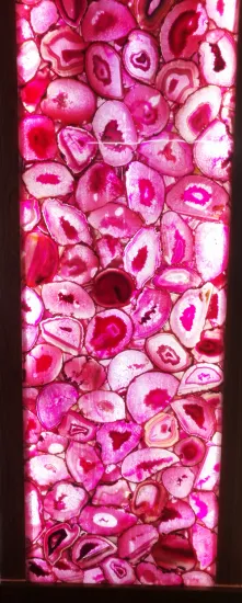 pink agate slab semiprecious natural stone
