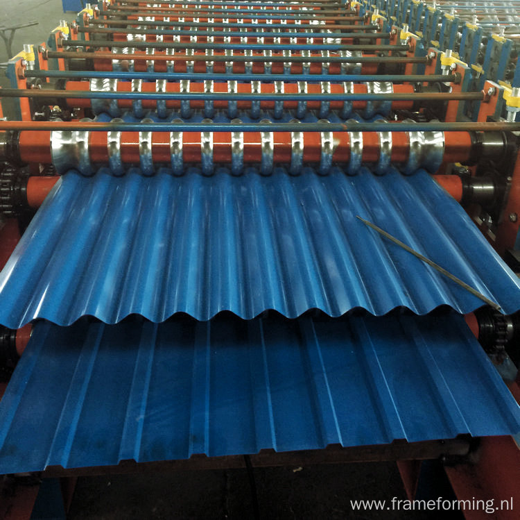 double layer roofing panel roll forming machine