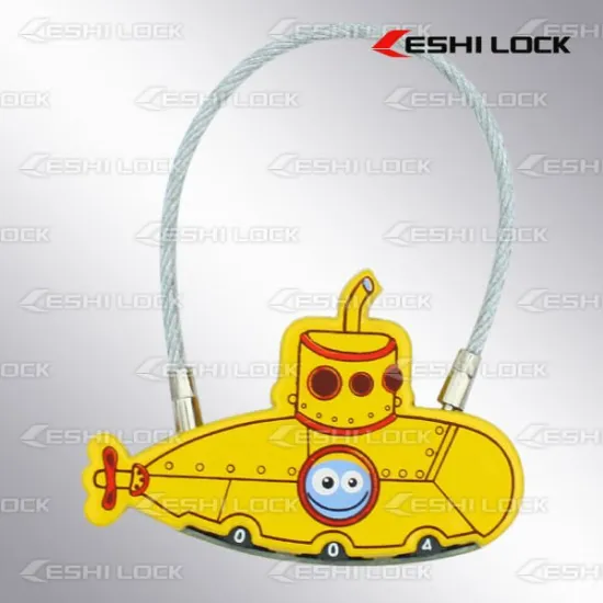 Submarine Shape Promotional Cable Lock