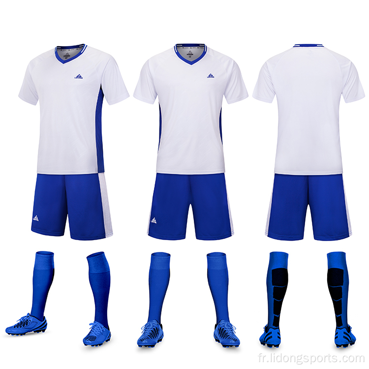Maillot de football personnalisé 100% maillot de football en polyester