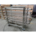 Stainless steel tube and shell wort chiller exchanger