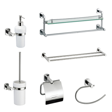 FUAO China brass wall mounted bathroom hardware set