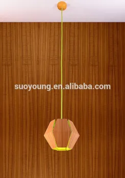 Small Cute Wooden photopermeability Pendant Lamps For Living Room(MD8116-1-200)