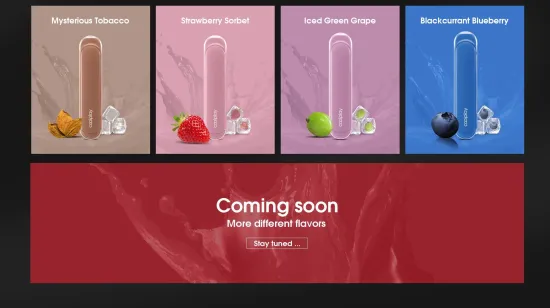 380mAh Battery Custom Logo Coolplay 500 Puff Bar