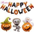 Halloween Pumpkin Ghost Foil Balloons Spider Balloons Kids Toy Bat Globos Air Balls for Halloween Party Decor Supplies