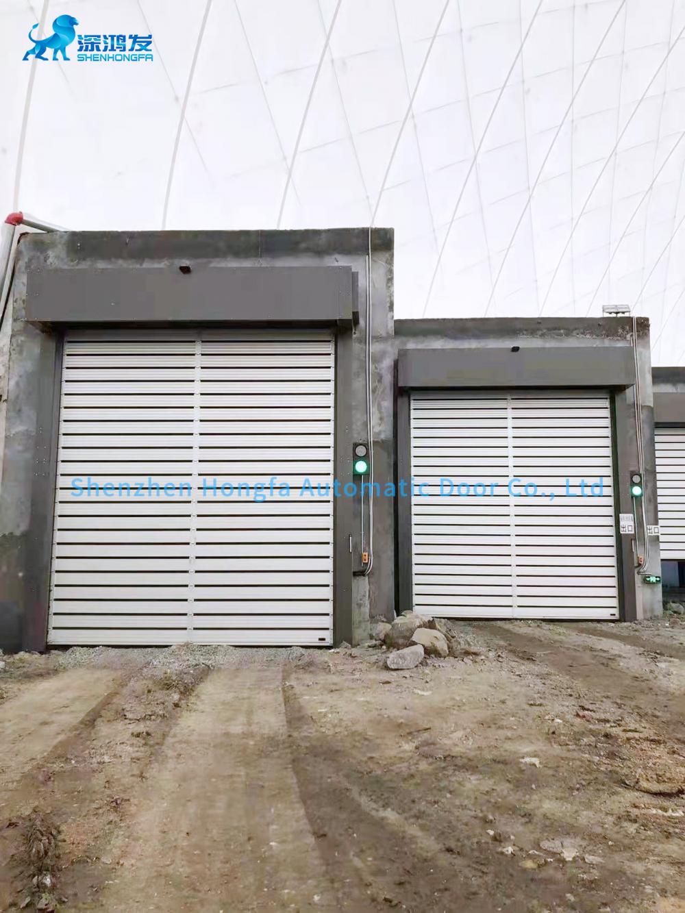 Cement Plant Electric Drive Spiral High Speed Doors