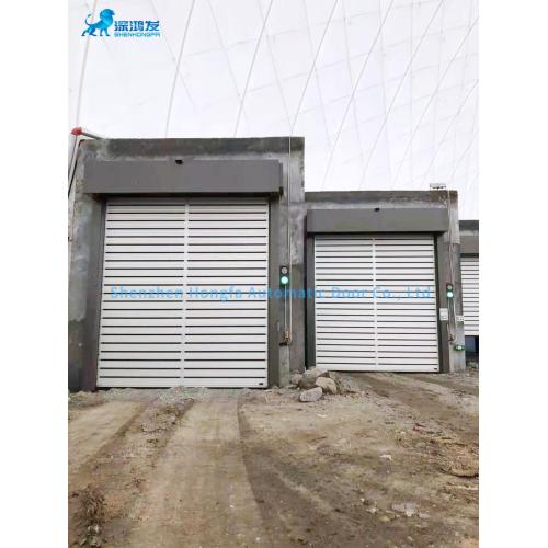 Cement Plant Electric Drive Spiral High Speed Doors